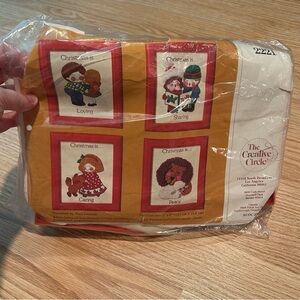 The Creative Circle Crewel embroidery “Christmas‎ Is…”